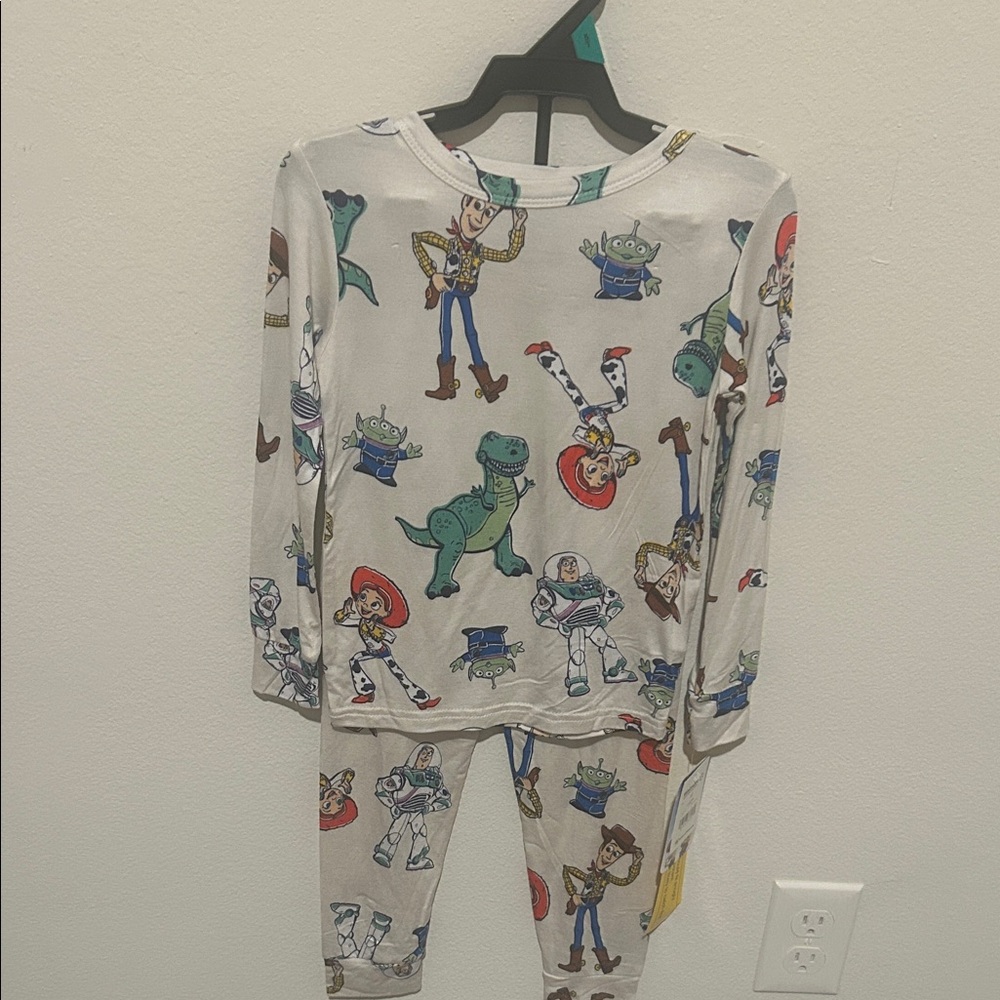 Disney Toy Story Kids Pajama Set - White and Blue
